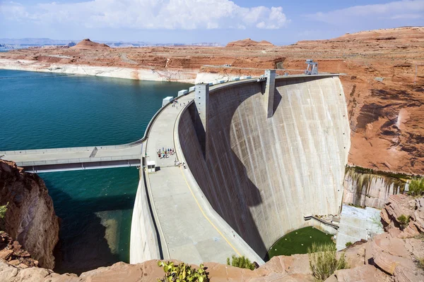 Glen canyon dam, nära sidan arizona — Stockfoto