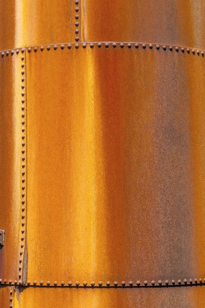 Kovový vzorek starý rezavý průmyslu nádrže — Stock fotografie