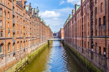 depolarda speicherstadt Hamburg, Almanya 