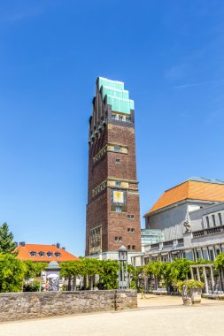 hochzeitsturm tower adlı kuenstler kolonie sanatçı kolonisi darms