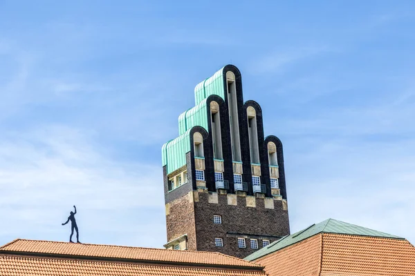 Hochzeitsturm tower at Kuenstler Kolonie artists colony in Darms — Stock Photo, Image