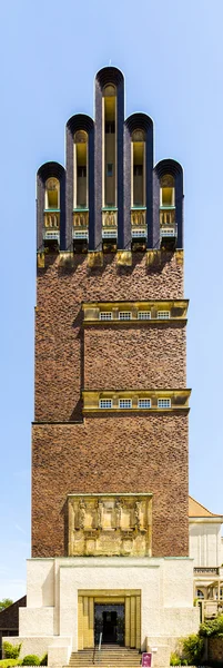 Hochzeitsturm tower at Kuenstler Kolonie artists colony in Darms — Stock Photo, Image