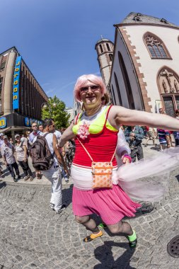 insanlar christopher Sokağı gün Frankfurt'ta kutluyoruz.