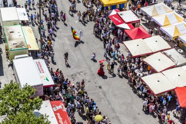 insanlar christopher Sokağı gün Frankfurt'ta kutluyoruz.