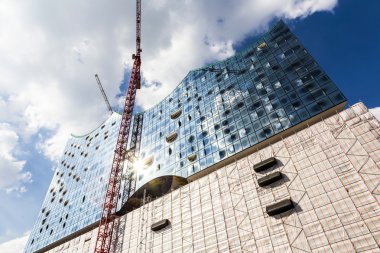  Konser Salonu elbphilharmonie yapım aşamasında