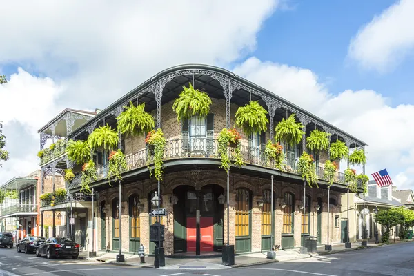 Historic buildings in the French Quarter — Stock Photo, Image