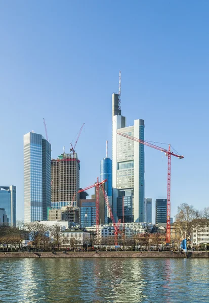 Skyline de Frankfurt, Alemanha — Fotografia de Stock