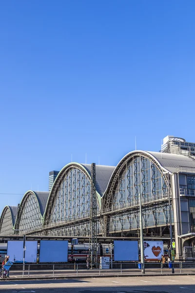 Fuera de la estación central de Frankfurt — Foto de Stock