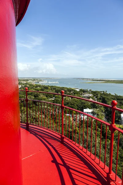 Beautiful lighthouse from Sankt Augustine — Stock Photo, Image