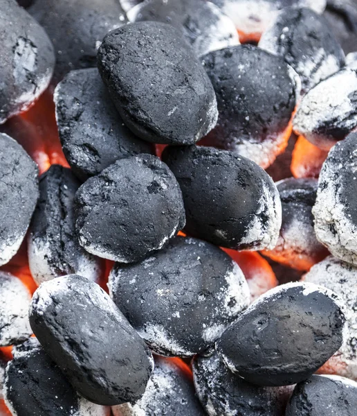 Fondo de carbón vegetal — Foto de Stock