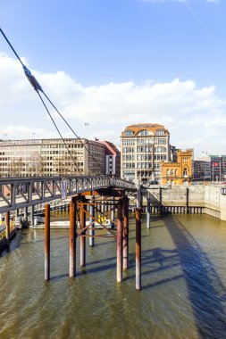 Speicherstadt (depo bölgesi) Hamburg, Almanya 