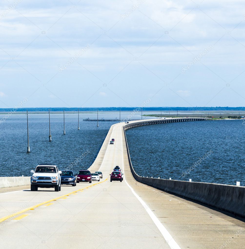 Crossing the Dauphin Island Bridge – Stock Editorial Photo © Hackman