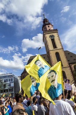 insanlar cinayet ve Kürt peopl ihlali karşı göstermek