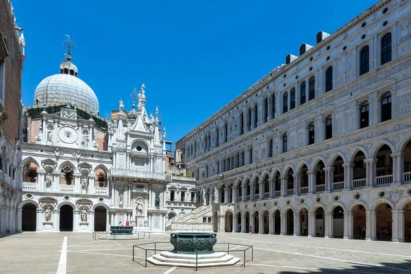 Venedig Italien Juli 2021 Dogenpalast Venedig Italien — Stockfoto