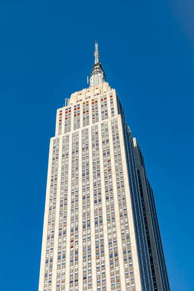 Nova York Eua Outubro 2017 Empire State Building Vista Nível — Fotografia de Stock