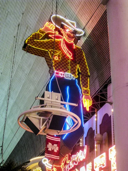 Vegas Vic at the Fremont Street Experience — Stock Photo, Image