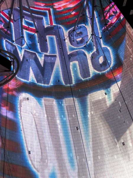 Neon lights in Fremont street, Las Vegas — Stock Photo, Image