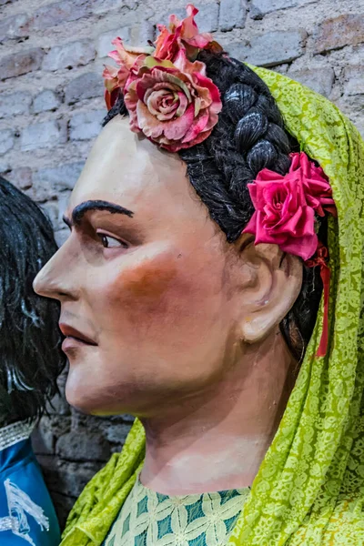 Recife Brasile Dicembre 2016 Burattino Cera Che Rappresenta Frida Kahlo — Foto Stock