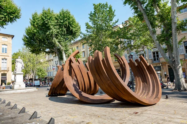 Aix Provence Frankrijk Juli 2015 Moderne Straatkunst Van Franse Conceptuele — Stockfoto