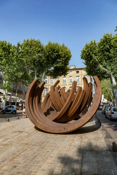 Aix Provence Frankrijk Juli 2015 Moderne Straatkunst Van Franse Conceptuele — Stockfoto