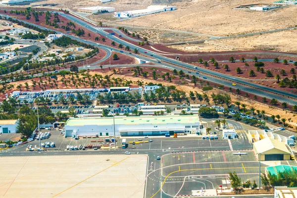 Arrecife España Abril 2012 Aérea Del Aeropuerto Lanzarote Arrecife España — Foto de Stock