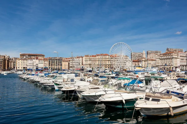 Marseille France March 2015 View Old Harbor Marseille Harbor View — Stock Photo, Image