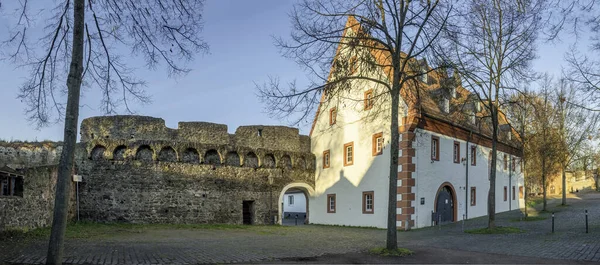 Steinheim Tyskland November 2020 Marstall Och Stadsmur Med Gammalt Slott — Stockfoto