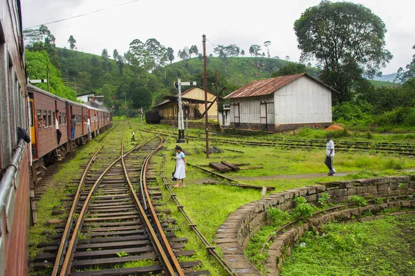 Nuwara Eliya Sri Lanka Augusti 2005 Ridning Med Höglandet Uttrycker — Stockfoto