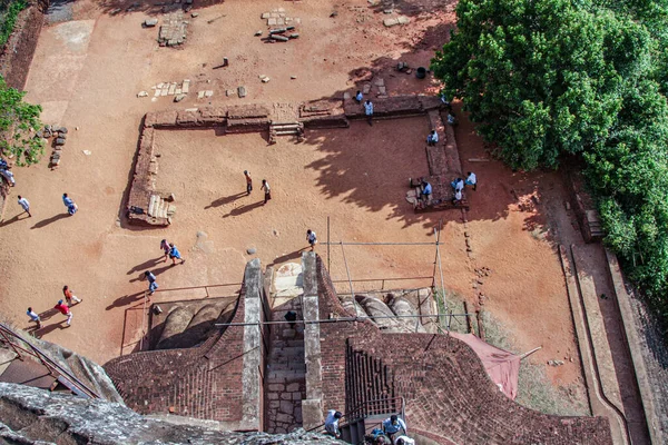 Sigiriya Σρι Λάνκα Αυγούστου 2005 Λιοντάρια Ροκ Στο Παλιό Παλάτι — Φωτογραφία Αρχείου