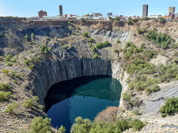 Big Hole Biggest Hand Made Hole World Kimberley Mine South — Stock Photo, Image