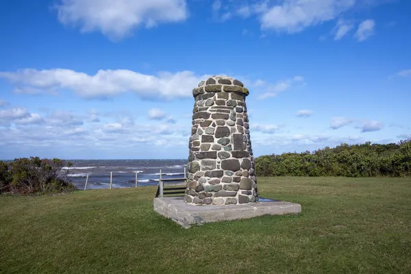 Viejo Cairrn Para Recordar Los Soldados Escoceses Caídos Batalla Culloden — Foto de Stock