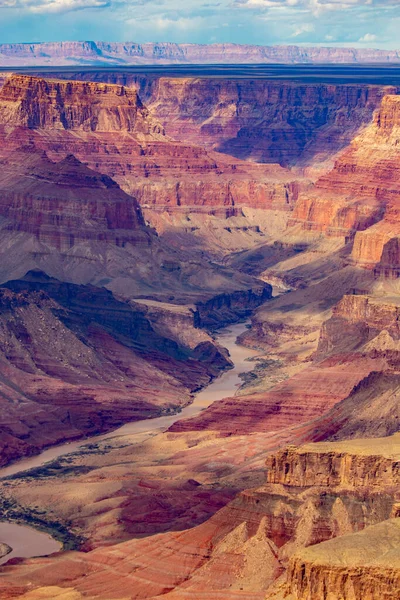 Vue Sur Rivière Colorado Dans Grand Canyon Bord Sud États — Photo