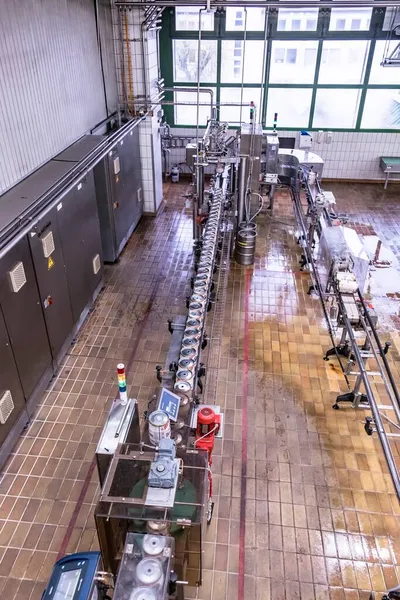 2017年5月3日 ドイツのリッチにあるLich醸造所を訪問 この醸造所は150年以上前のもので 1988年以来ドイツのヘッセで最大の醸造所です — ストック写真