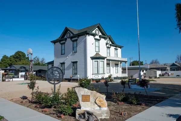 Lompoc Estados Unidos Abril 2019 Vista Exterior Histórica Casa Fabing —  Fotos de Stock