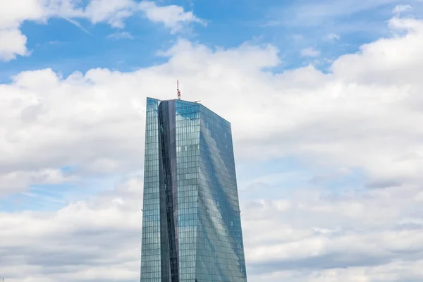 Frankfurt Germany July 2017 View Top New Heaquarter European Central — Stock Photo, Image