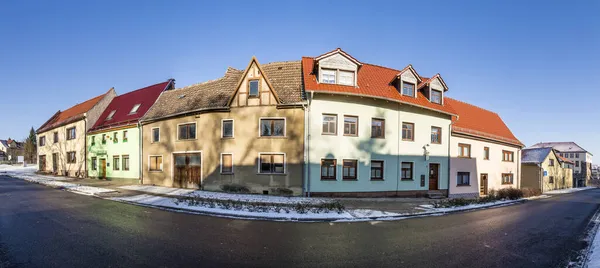 Bad Frankenhausen Tyskland Jan 2017 Gamla Hus Gata Bad Frankenhausen — Stockfoto