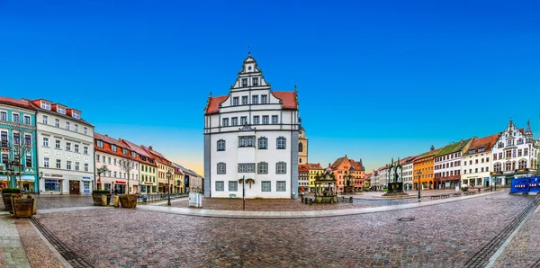 Wittenberg Německo Březen 2016 Hlavní Náměstí Wittenberg Luther Město Německu — Stock fotografie
