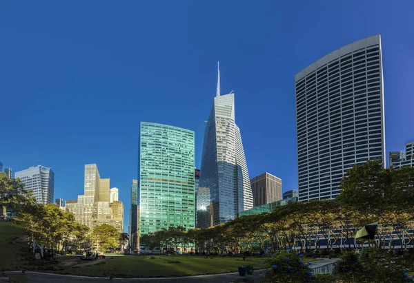 New York Usa Oct 2017 Scenic View Briant Park Skyline — Stock Photo, Image