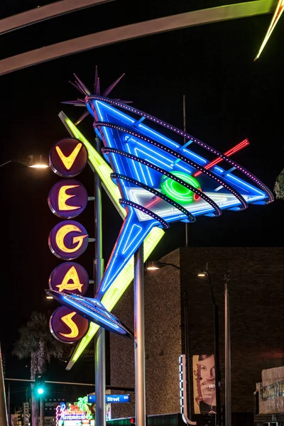 Las Vegas Usa Juni 2012 Reclame Voor Een Casino Fremont — Stockfoto