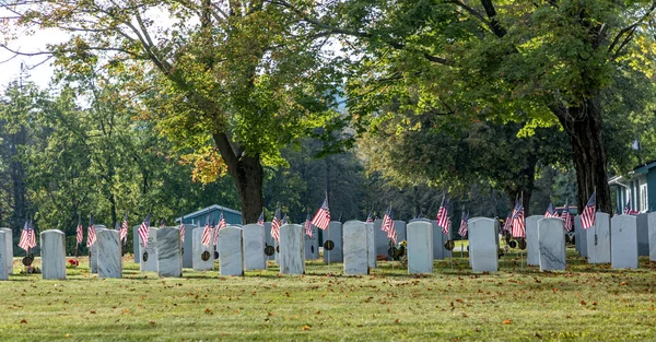 Уильямстоун Сша Сентября 2017 Года Единственное Кладбище Северной Части Вильямстоуна — стоковое фото