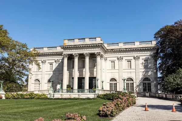 Newport Île Rhode Sep 2017 Vue Extérieure Maison Historique Marbre — Photo