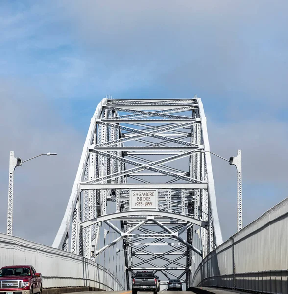 Sandwich Eua Sep 2017 Cruzando Antiga Ponte Ferro Sagamore Construída — Fotografia de Stock