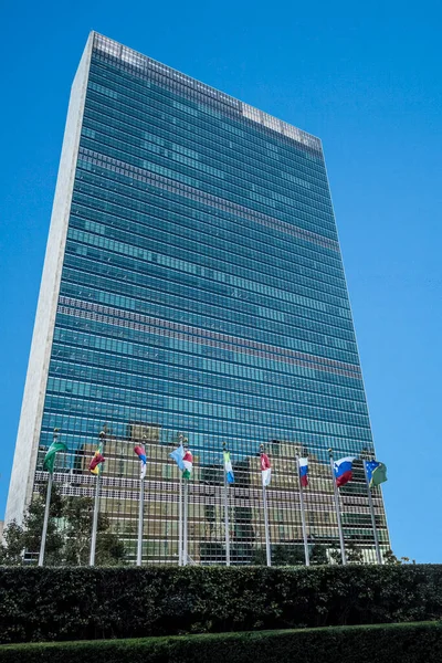 Nueva York Octubre 2017 Nueva York Edificio Las Naciones Unidas — Foto de Stock