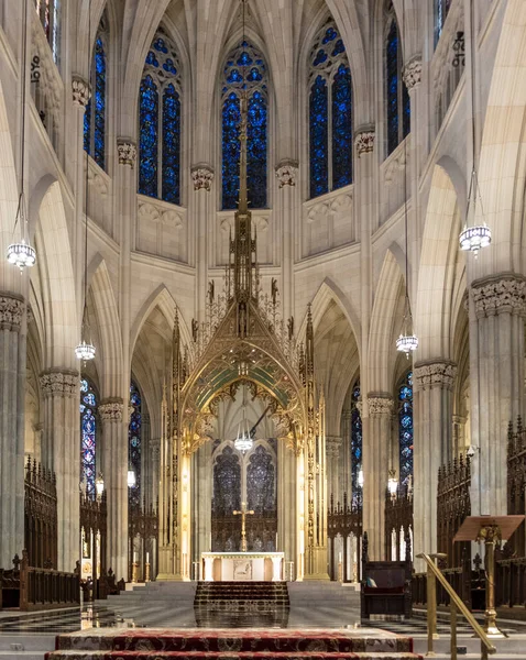 2017年10月4日 聖パトリック大聖堂はネオゴシック様式のローマ カトリック大聖堂教会で ニューヨークのランドマークです — ストック写真