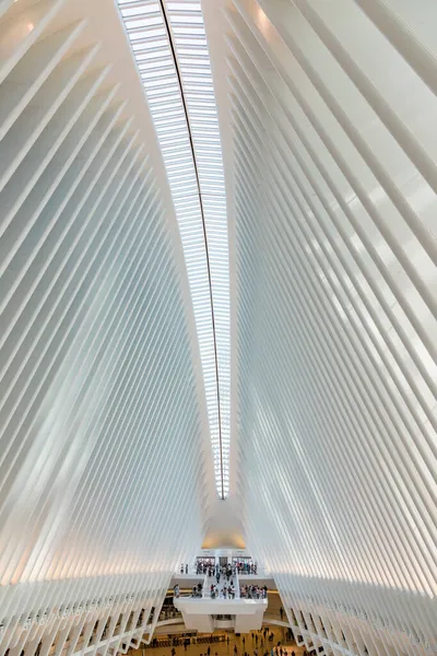 New York Usa Ottobre 2017 New York Settembre Interno Oculus — Foto Stock