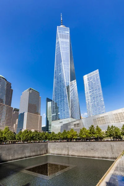 Nueva York Estados Unidos Octubre 2017 Construcción World Trade Center —  Fotos de Stock