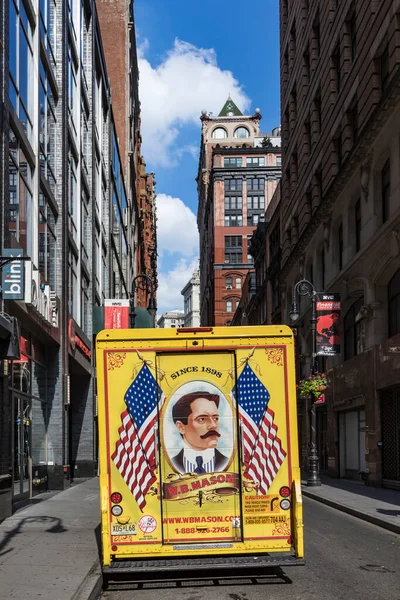 New York Usa Oct 2017 Streetlife Downtown New York Pakketdienst — Stockfoto