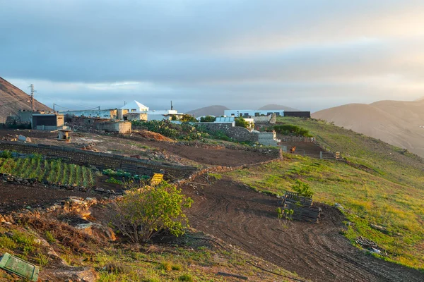 Amanecer Escénico Temas Con Volcanes Extinguidos —  Fotos de Stock