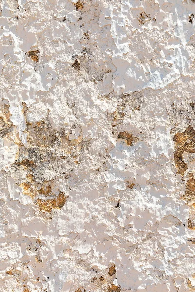 Fond Vieux Mur Plâtre Avec Peeling Couleurs Blanc Orange Différentes — Photo
