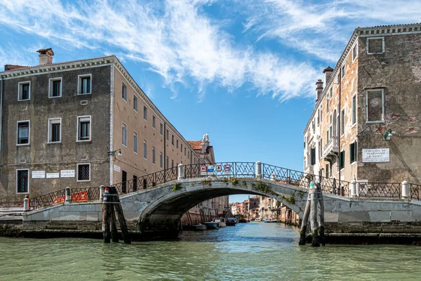 Venedig Italien Juli 2021 Ponte Dei Mendicanti Kvartalet San Paolo — Stockfoto